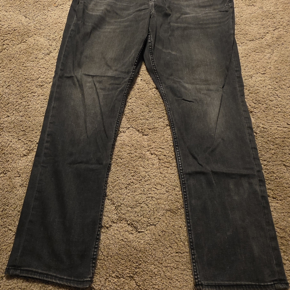 Banana Republic Dark Gray Straight Jeans